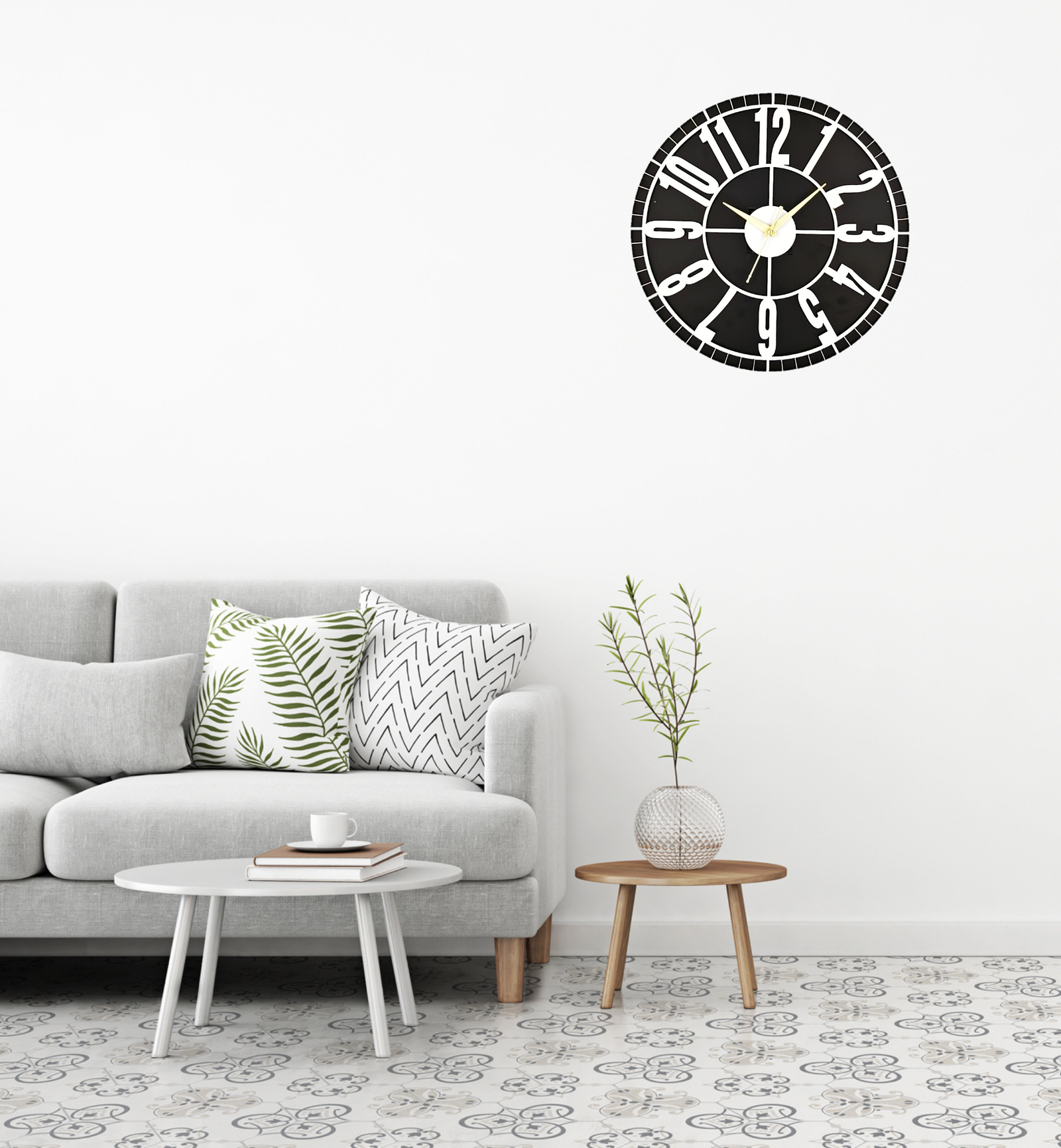 Wooden Silent Non-Ticking Wall Clock for Home Stylish Latest Designer Wall Clock for Home Living Room Bedroom Office Hall - Image 3
